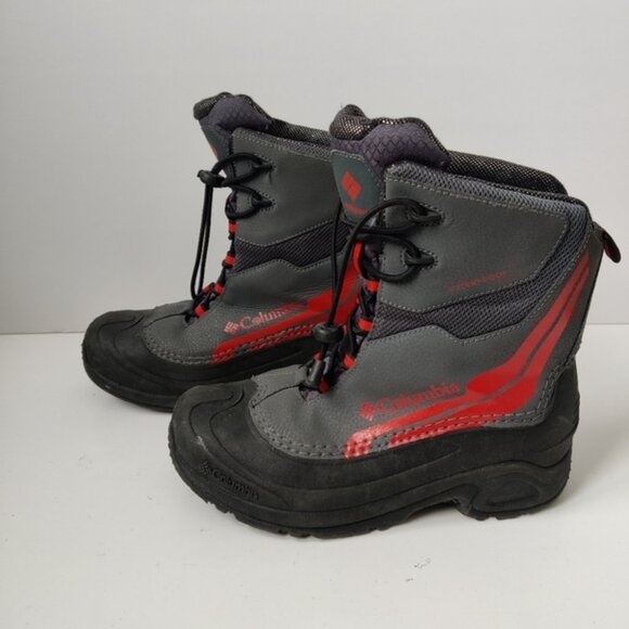 Columbia Kids Bugaboot Plus IV 400g Omni-Heat Black Waterproof Winter Boots Sz 6 - Picture 7 of 10